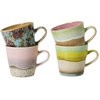 Image de HK LIVING - Tasse à café 70s ceramics - Multicolore - Grès émaillé