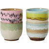 Image de HK LIVING - Tasse à espresso 70s ceramics - Multicolore - Grès émaillé