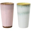 Image de HK LIVING - Mug 70s ceramics - Multicolore - Grès émaillé