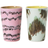 Image de HK LIVING - Mug 70s ceramics - Multicolore - Grès émaillé