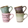 Image de HK LIVING - Tasse à ristretto 70s ceramics - Multicolore - Grès émaillé