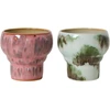 Image de HK LIVING - Tasse 70s ceramics - Multicolore - Grès émaillé