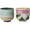 Image de HK LIVING - Bol 70s ceramics - Multicolore - Grès émaillé
