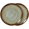Image de HK LIVING - Assiette à dessert 70s ceramics - Vert - Grès émaillé