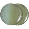 Image de HK LIVING - Assiette 70s ceramics - Vert - Grès émaillé