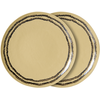 Image de HK LIVING - Assiette 70s ceramics - Jaune - Grès émaillé