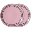 Image de HK LIVING - Assiette 70s ceramics - Rose - Grès émaillé