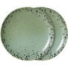 Image de HK LIVING - Assiette à dessert 70s ceramics - Vert - Grès émaillé