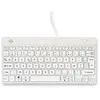 Image de R-Go Tools Compact Break - Clavier ergonomique filaire USB-A transportable - Blanc