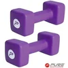 Image de Haltère Pure2Improve neoprene 10Kg Violet TU P2I201460