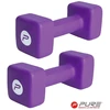 Image de Haltère Pure2Improve neoprene 10Kg Violet TU P2I201460