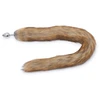 Image de Plug avec queue Fourrure 7 x 3.4 cm Beige
