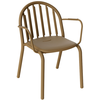 Image de Fatboy - Fauteuil de repas Fred's - Marron - Aluminium