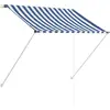 Image de Store banne rétractable vidaXL Bleu 100x150 cm 145889