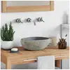 Image de Vidaxl lavabo en pierre de rivière ovale (29-38)x(24-31) cm 146212 en occasion ou reconditionné