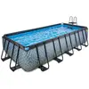 Image de Piscine avec pompe filtrante enfant Exit Toys Stone 540 x 250 x 122 cm Gris TU 30.22.53.00