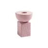 Image de & klevering - Bougeoir Stack - Rose - Céramique