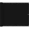 Image de Écran de balcon vidaXL PEHD Noir 75x400 cm 311029