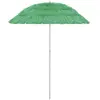 Image de Parasol de plage Hawaii vidaXL Vert 180 cm 314697