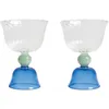 Image de & klevering - Verre à vin Tulip - Bleu - Verre