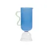 Image de & klevering - Carafe Tulip - Bleu - Verre