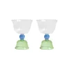 Image de & klevering - Verre à vin Tulip - Vert - Verre