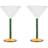 Image de & klevering - Coupe à champagne Marin - Multicolore - Verre