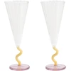 Image de & klevering - Flûte à champagne Marin - Multicolore - Verre