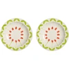Image de & klevering - Assiette creuse Folk - Rouge - Porcelaine