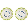 Image de & klevering - Assiette creuse Folk - Bleu - Porcelaine