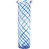 Image de & klevering - Vase Yogu - Bleu - Verre soufflé bouche