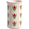 Image de & klevering - Vase Patch - Rose - Grès émaillé