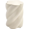 Image de & klevering - Tabouret Marshmallow - Blanc - Polyrésine