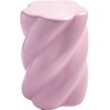 Image de & klevering - Tabouret Marshmallow - Rose - Polyrésine