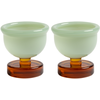 Image de & klevering - Coquetier Cantine - Orange - Verre borosilicaté