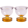 Image de & klevering - Coquetier Cantine - Rose - Verre borosilicaté