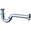 Image de Siphon pour bidet - Diamètre tube sortie murale: 32 mm - Diamètre rosace: 70 mm - Chromé