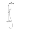 Image de Colonne de douche Crometta 240 1 jet EcoSmart avec mitigeur thermostatique. - Chromé
