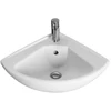 Image de Lave-mains d'angle O. NOVO COMPACT - Largeur: 415 mm - Longueur: 415 mm - Hauteur: 195 mm - Blanc brillant