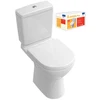 Image de Combi Pack O.NOVO PLUS en céramique - Sortie Verticale - Blanc - Avec abattant Soft Close blanc