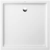 Image de Receveur O.NOVO PLUS antidérapant extra plat - Dimensions : 80 x 80 cm - Couleur : BLANC