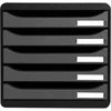 Image de EXACOMPTA Module de classement Big Box Plus 5 tiroirs Metallic - Argent