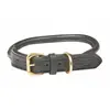 Image de Collier pour chien en cuir roulé Weatherbeeta Noir L 1001694003