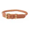 Image de Collier pour chien en cuir roulé Weatherbeeta Marron S 1001694013