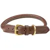 Image de Collier pour chien en cuir roulé Weatherbeeta Marron 2XL 1001694027