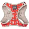 Image de Harnais pour chien FuzzYard Step In - Fresh Kicks Orange L (57,2/63 cm) FZHS301