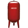 Image de Réservoir pression à vessie interchangeable VAREM - Capacité: 300L - montage: vertical - coloris rouge - pression: 10bar - raccordement 1"1/2 - hauteur: 1375mm - Ø 625mm