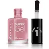 Image de Rimmel - Vernis à Ongles Super Gel - Couleur et Brillance - Longue Tenue - 023 grape Sorbet - 12ml