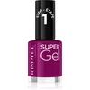 Image de Rimmel Super Gel vernis à ongles gel sans lampe UV/LED teinte 025 Urban Purple 12 ml