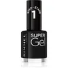 Image de Rimmel Super Gel vernis à ongles gel sans lampe UV/LED teinte 070 Black Obsession 12 ml